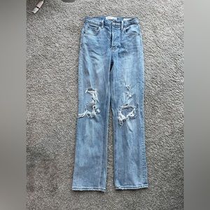 Denim Forum Arlo High Rise Straight Jeans